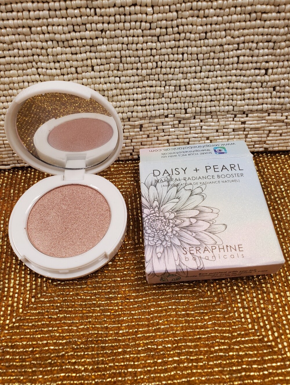 Daisy + Pearl Natural Radiance Booster Cheek Blush Seraphine Botanicals New